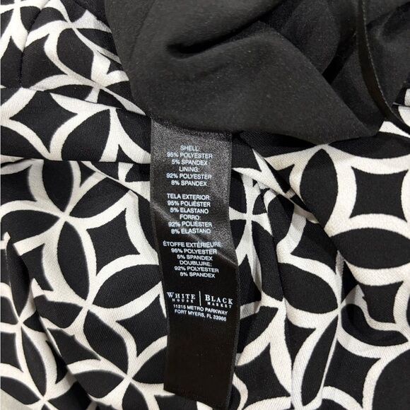 Black and white patterned dress - Picture 4 of 4